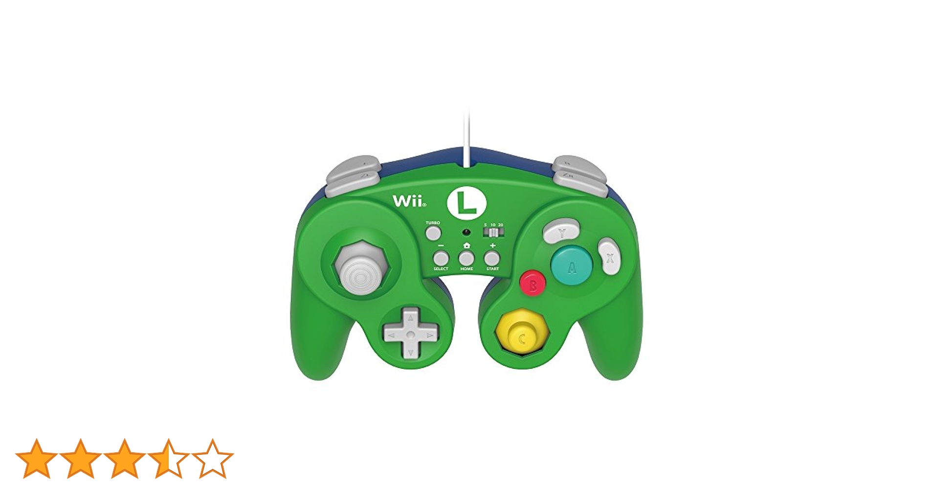 Amazon.co.jp: Hori Classic Controller for Wii U Luigi